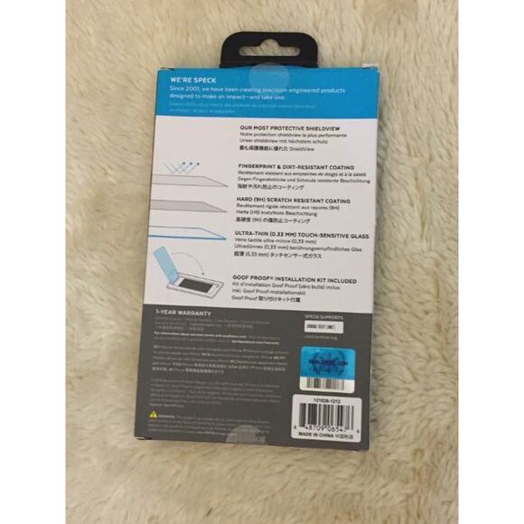 Speck Apple iPhone 6s+/7+/8+ ShieldView Glass Screen Protector - Picture 2 of 2